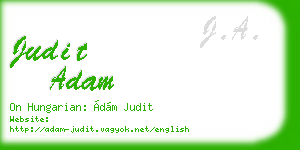 judit adam business card